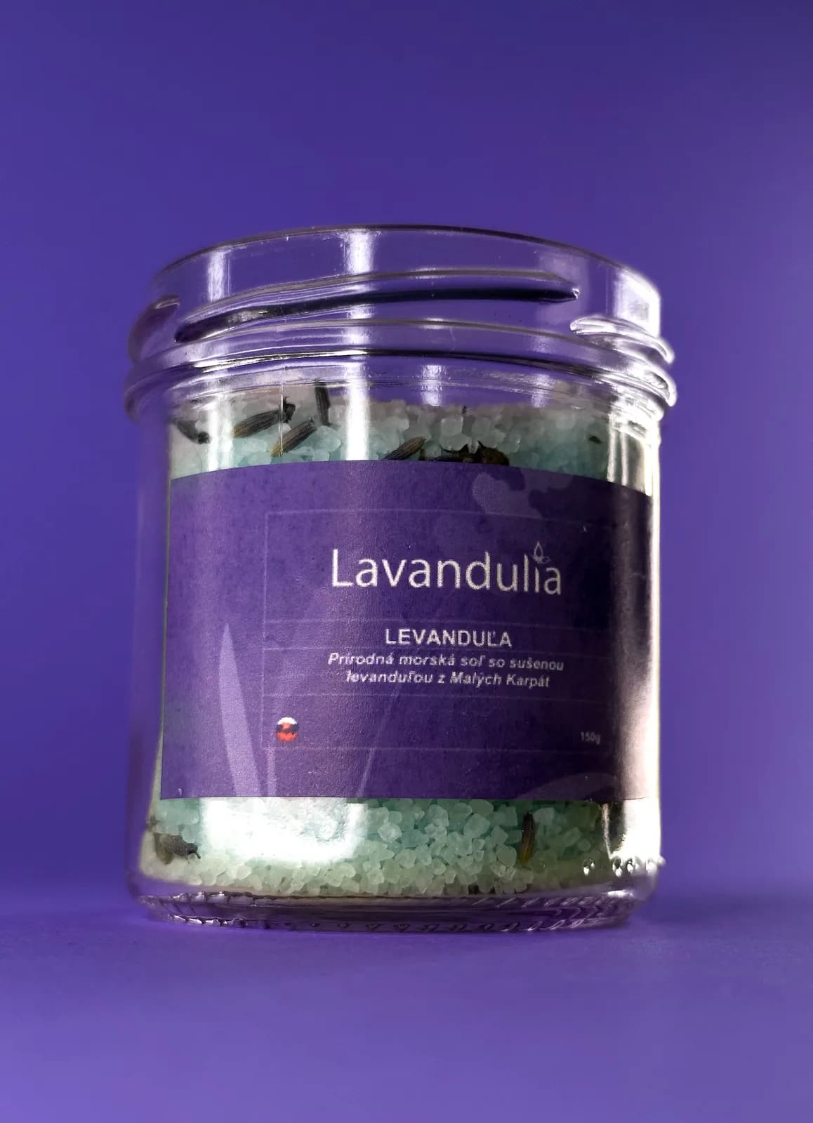 Lavender – Natural Sea Salt with Dried Lavender