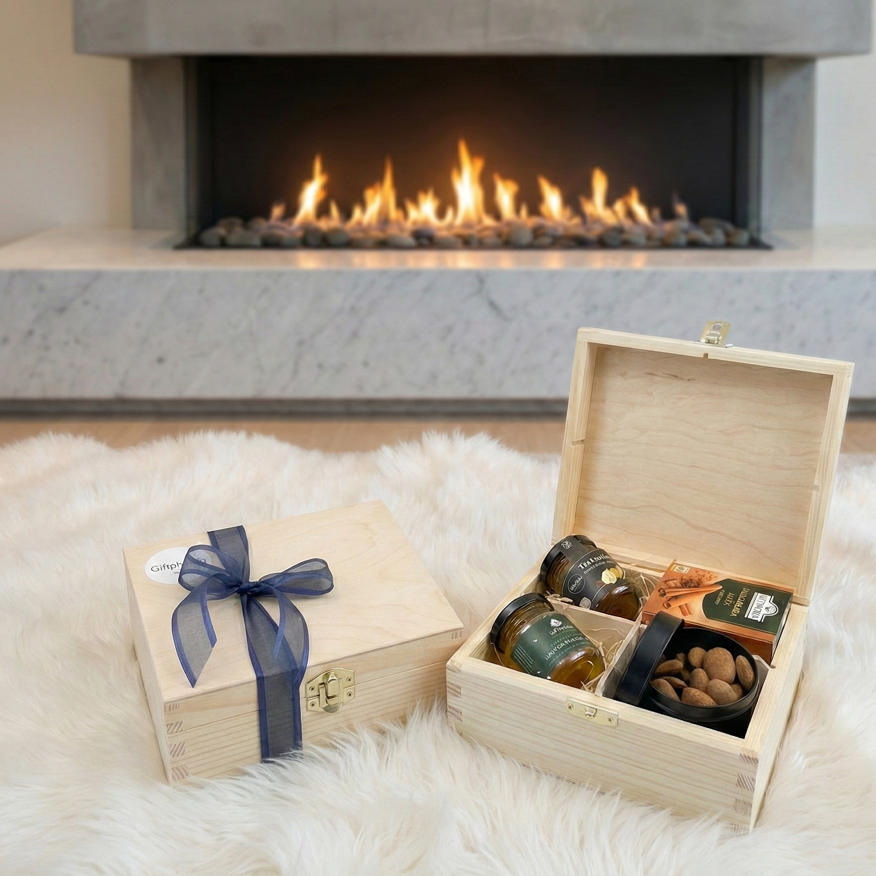 Geschenkbox – Tee & Honig