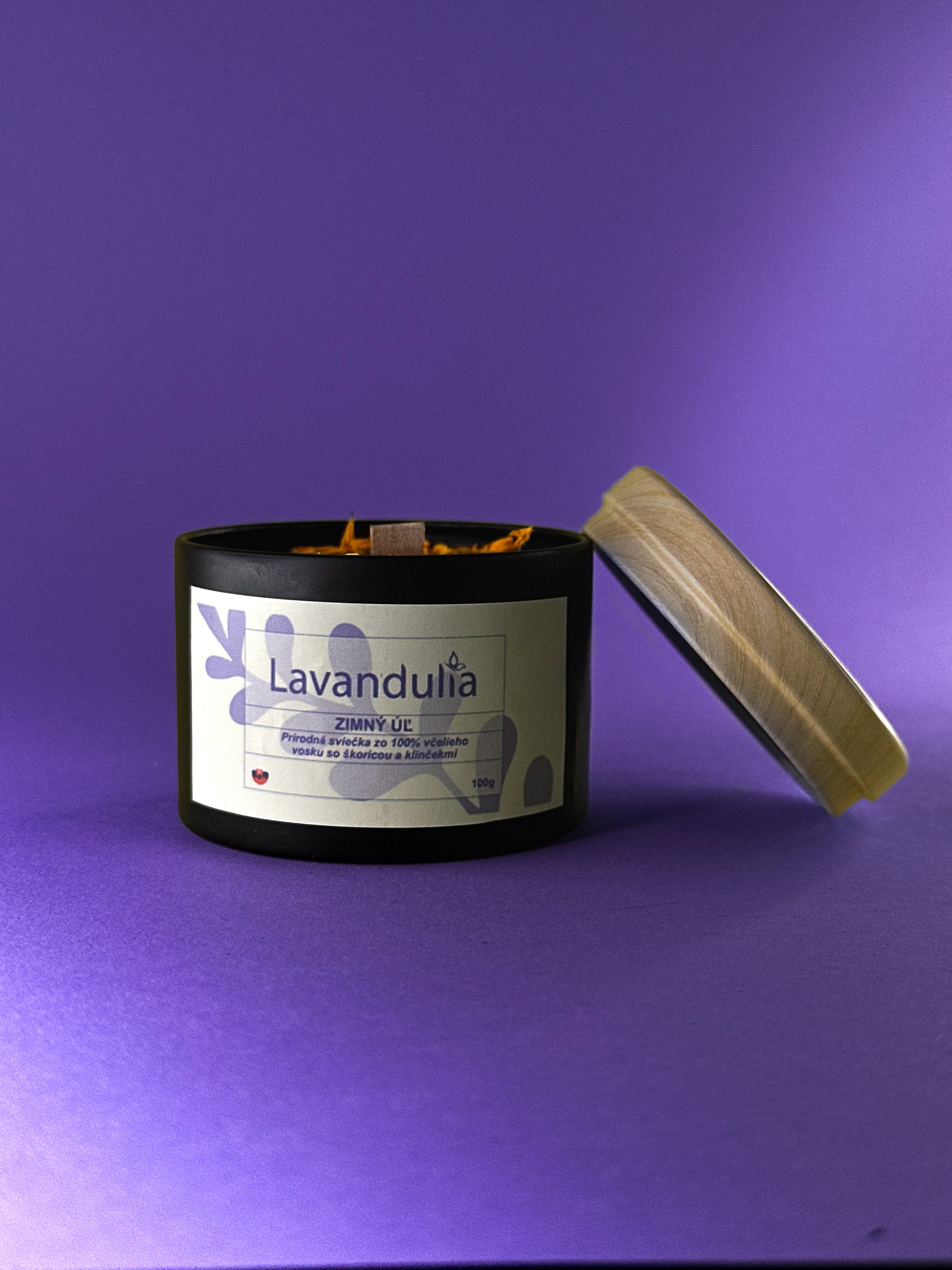 Winter Beehive - Natural candle made from 100% beeswax